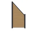 NewTechWood WPC Sichtschutzzaun Stecksystem Modena Rhombus 2