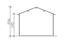 SKAN HOLZ Gartenhaus Faro 4