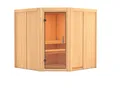 Karibu System-Sauna Komplettset Liva Eckeinstieg 68 mm 2