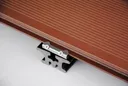 Kovalex Terrassendielen Komplettset WPC Kammerprofil Exklusiv Walnuss mattiert 26 x 145 mm 16