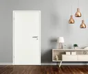 PRÜM Zimmertür Weißlack RAL9010 Röhrenspanplatten Rundkante 2