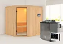 Karibu System-Sauna Bodo Eckeinstieg 68 mm 0
