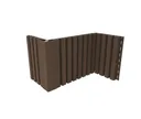 NewTechWood WPC Fassadenprofil Castellatio PRO35 33 x 215 mm Ipe 3