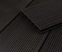 HORI Terrassendielen WPC Malta Hohlkammer anthrazit fein geriffelt / grob genutet 21 x 145 mm 1