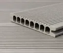 HORI Terrassendielen Komplettset WPC Royal Hohlkammer hellgrau 7