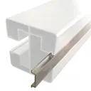 HORI Design WPC Sichtschutzzaun Stecksystem Nutleiste 4