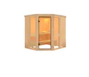 Karibu System-Sauna Amelia 1 Eckeinstieg 68 mm 1