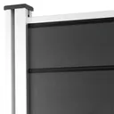 HORI Design WPC Sichtschutzzaun Stecksystem Zaun Komplettset 4