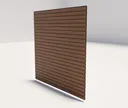 HORI WPC Sichtschutzzaun Stecksystem Rhombus-Style co-extrudiert Komplettset 2