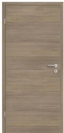 HORI Schallschutztür Wohnungseingangstür CPL Lärche dunkel quer strukturiert SK1 Vollspan Rundkante 0