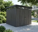 HORI Gartenhaus mit Flachdach 300 x 300 cm 6