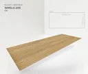 MODEE Wandverkleidung 2800 x 1175 x 4 mm Platte True Wood Fluted Beatrice mit Naturstruktur 2
