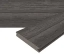 NewTechWood Terrassendielen WPC Massiv Deluxe Oldwood Silver Gray Holzstruktur gebürstet / glatt gebürstet Co-Extrudiert 22,5 x 138 mm 3