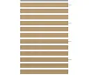 NewTechWood WPC Sichtschutzzaun Stecksystem Komplettset Portland 5