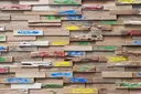 HORI Wandverkleidung 3D Holzwandverblender Recycle Wood vintage coral 4