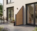NewTechWood WPC Sichtschutzzaun Stecksystem Modena Rhombus Schrägelement 2