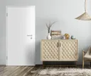 HORI Schallschutztür Weißlack RAL9010 SK1 Vollspan Rundkante 1
