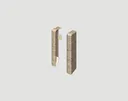 EGGER Endstück Cubical Eiche honig 6 cm 0