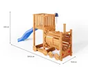 HORI Spielturm Loco Teak 3