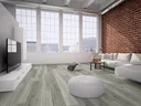 DOMIZIL PVC freier Klick-Designboden Aqua Hickory steingrau Landhausdiele 6