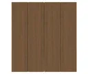 NewTechWood Terrassendielen WPC Hohlkammer Deluxe Teak Holzstruktur gebürstet / glatt gebürstet Co-Extrudiert 22,5 x 138 mm 4
