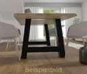 D-SYN mySquare Esstisch Massivholz Eiche gerade kante Komplettset 15