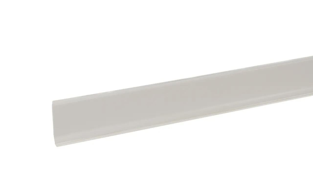 HORI PVC-Kern Sockelleiste Uni weiß mit Dichtlippe (10040005900)