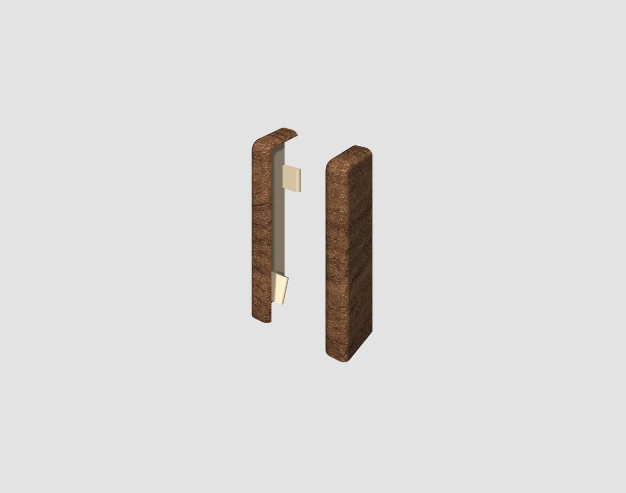 EGGER Endstück Cubical Nußbaum braun 6 cm (10041010539)
