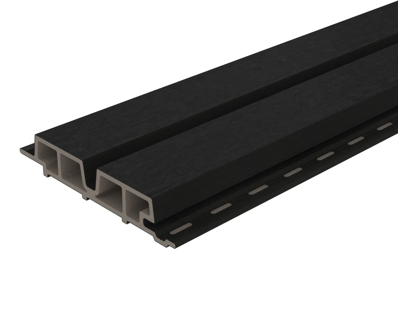 HORI WPC Fassadenprofil Rhombus Premium Medium 33 x 181 mm anthrazit-schwarz (10040330662)