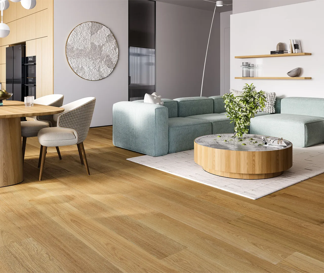 Barlinek Klick-Hartvinylboden Rigid SPC Next Step Large Eiche Antic Select Landhausdiele XL (10040329881)