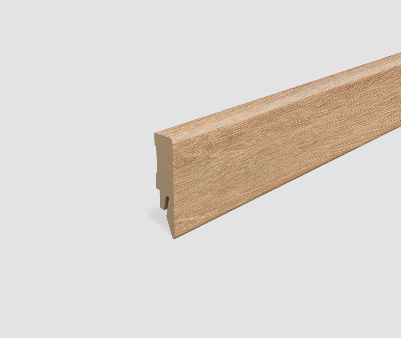 EGGER MDF-Kern Sockelleiste L635 passend zu Fußboden Melba Eiche natur (10040330341)