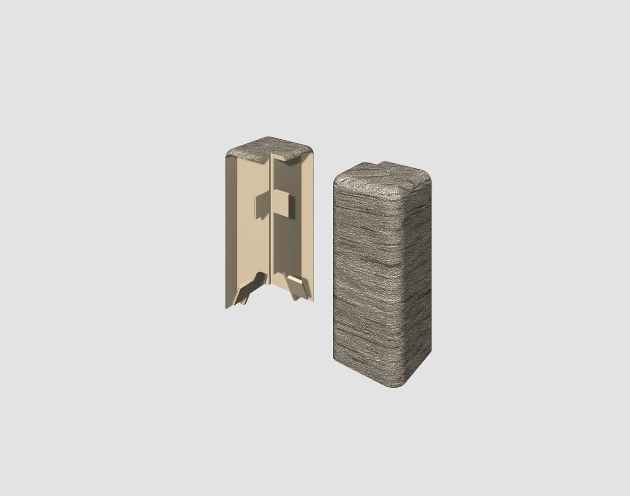 EGGER Außenecke Cubical Eiche grau 6 cm (10041010448)