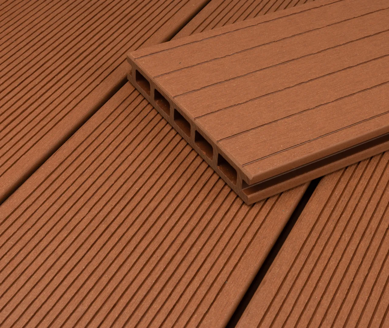 HORI Terrassendielen WPC/BPC Aktion Hohlkammer hellbraun 22 x 140 mm (10030017907)