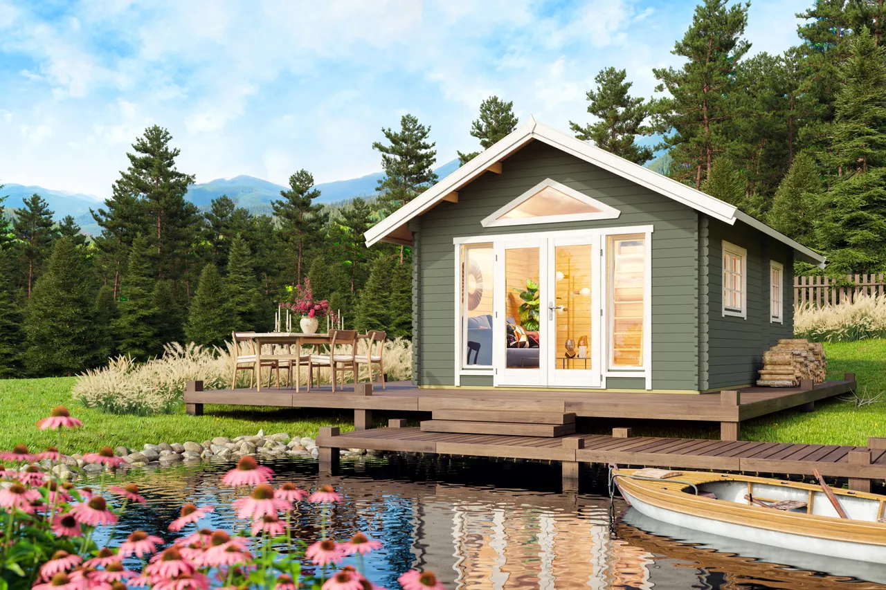 Lasita Maja Gartenhaus Caroline DGP+ (10040329050)