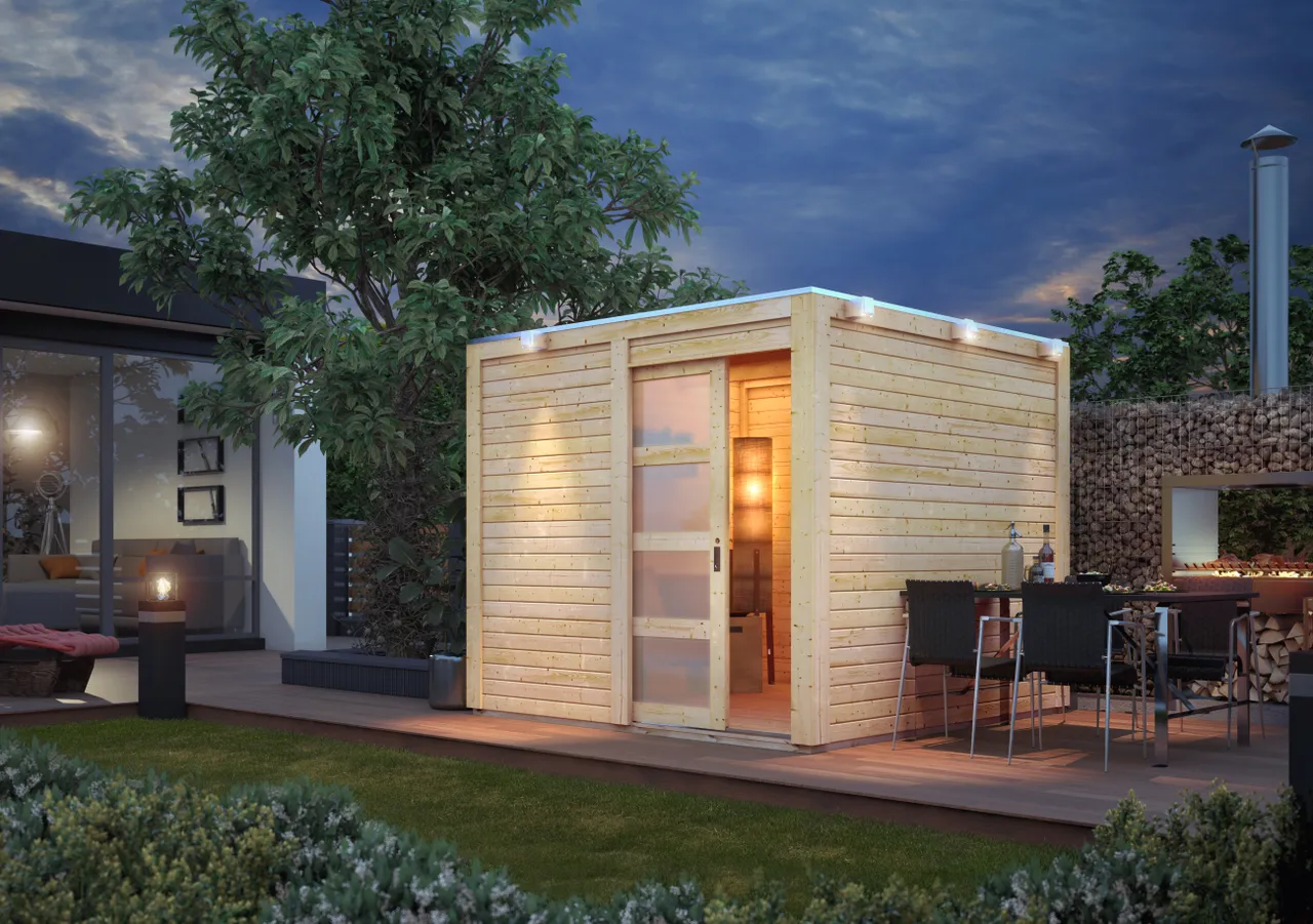 Karibu Gartenhaus Qubic (10040043837)
