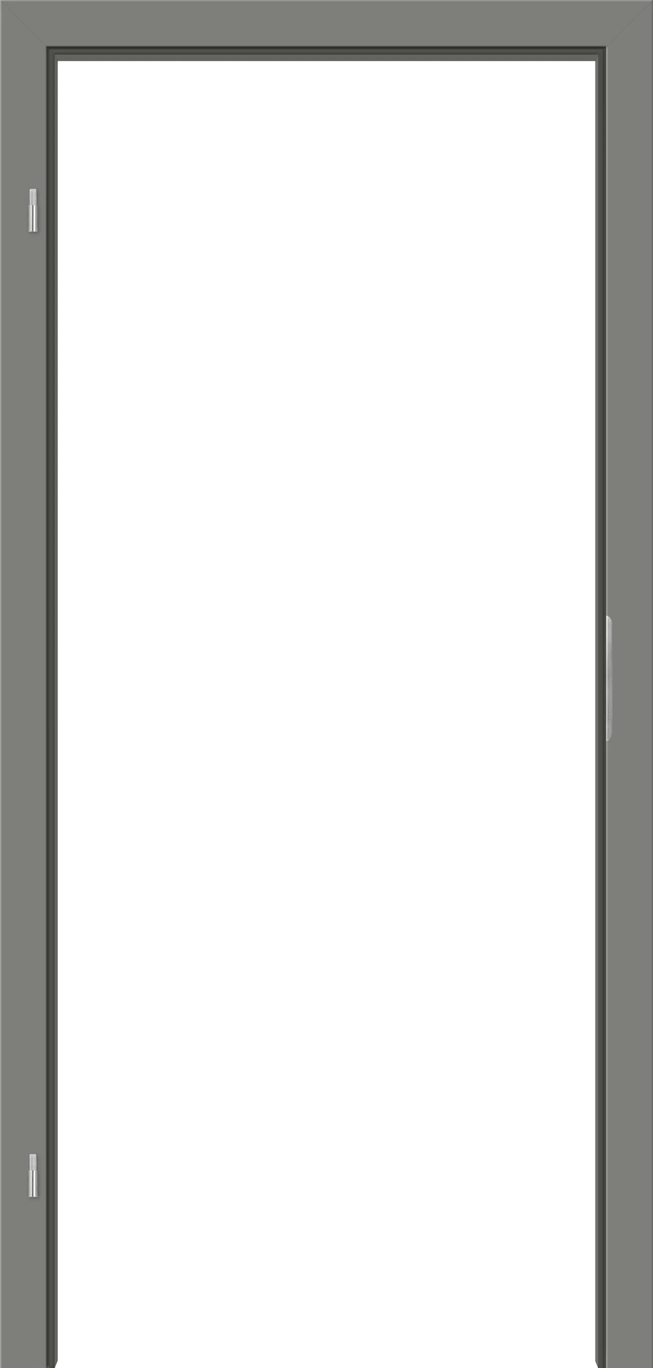 HORI Blendrahmen Lavagrau RAL7037 Designkante (10030090016)