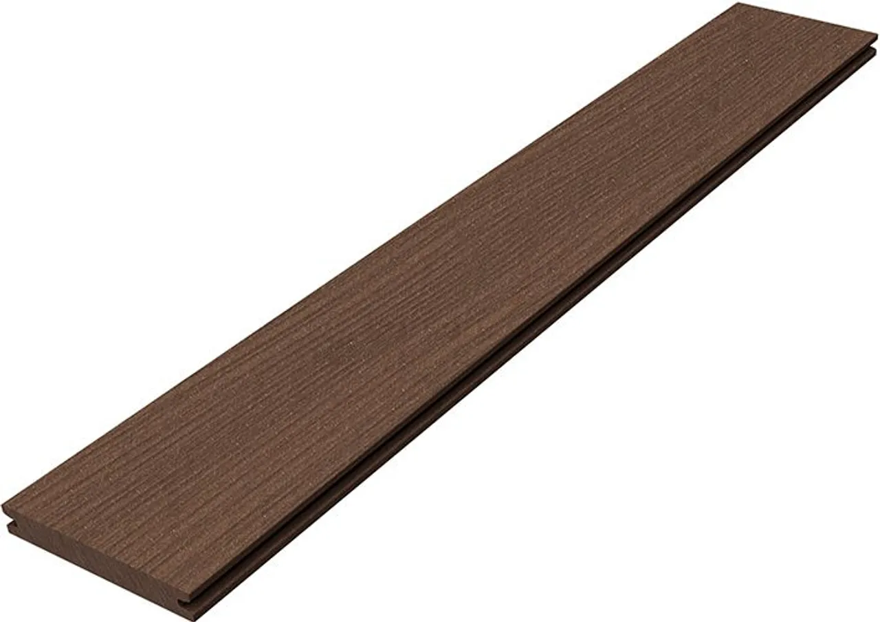 megawood Terrassendielen WPC Premium Plus massiv lavabraun 21x145mm (10030065001)
