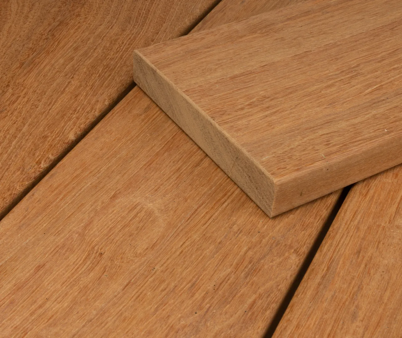 HORI Terrassendielen Komplettset Bangkirai Premium beidseitig glatt 25x145mm (10030018454)