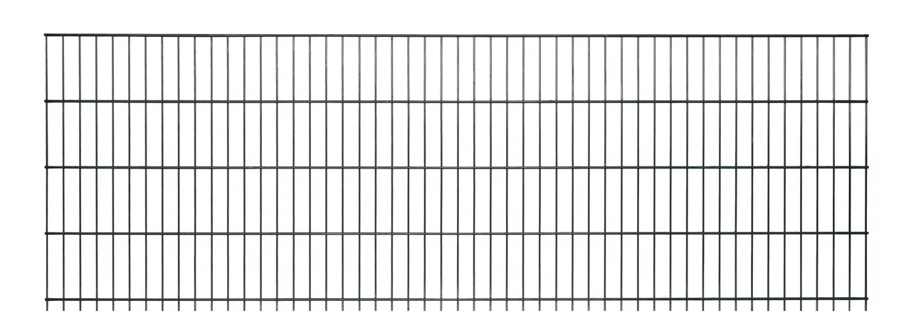HORI Doppelstabmattenzaun S/HR 8/6/8 mm, Zaunfeld 201 cm, anthrazit (10030020505)