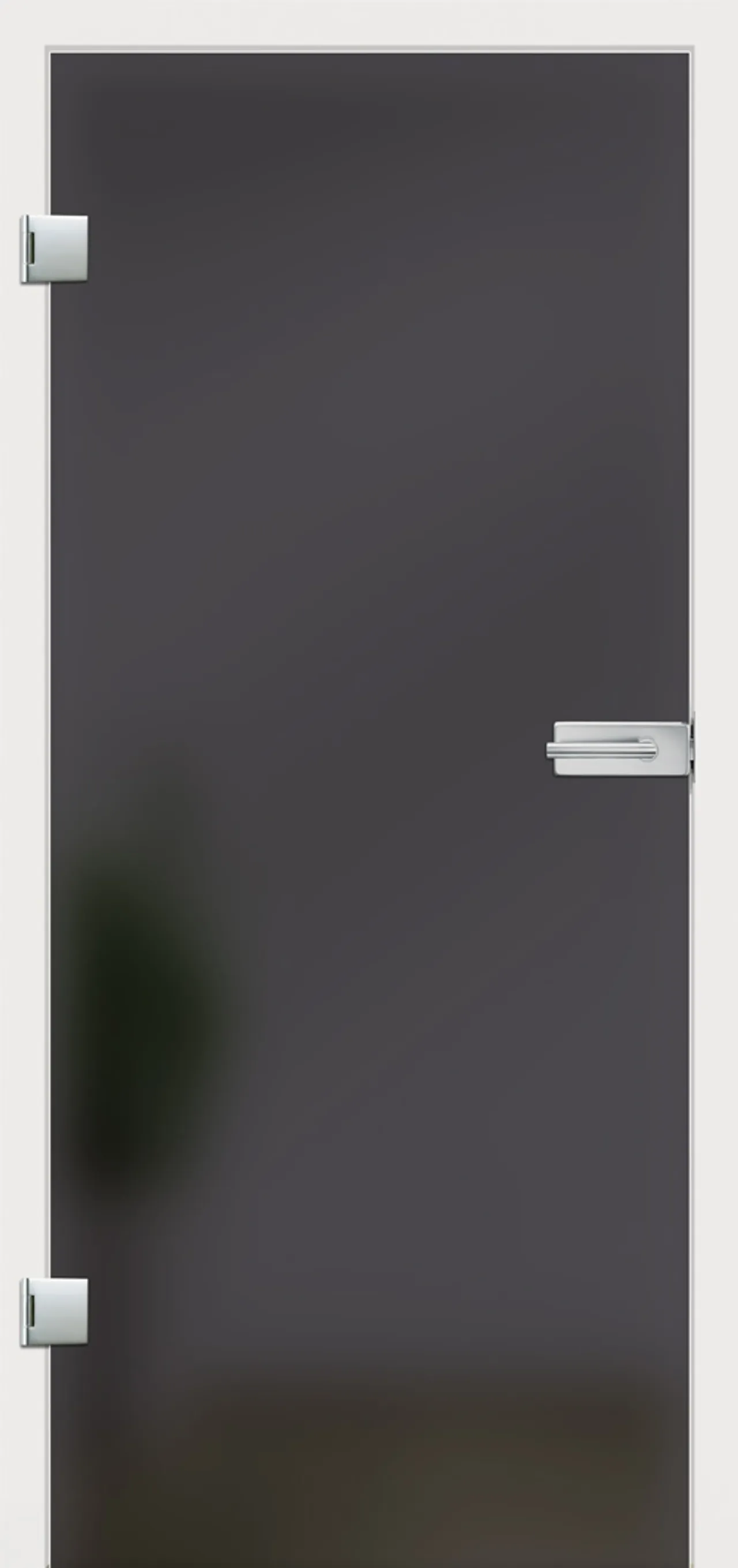 Licht & Harmonie Glastür 8 mm ESG Modell satiniert Lava Grey (10040068327)