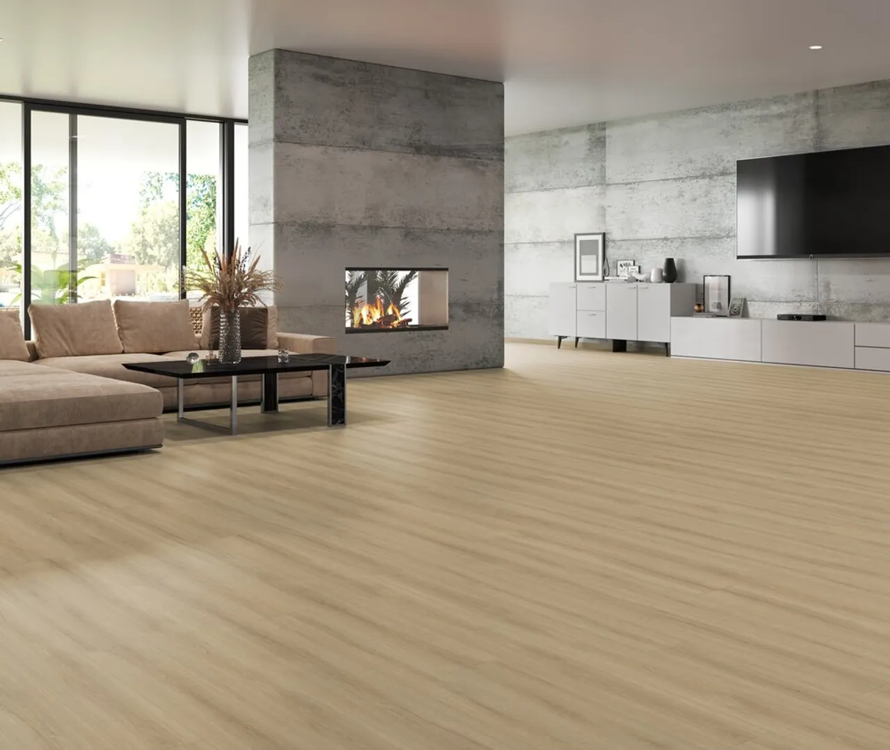 tilo Vinylboden ELITO TREND Eiche Weiss Holzoptik ruhig softsynchron Landhausdiele (10040374355)