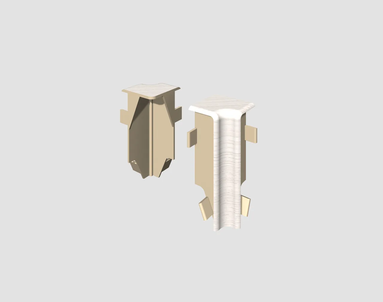 EGGER Innenecke Cubical Eiche weiß 6 cm (10041010468)