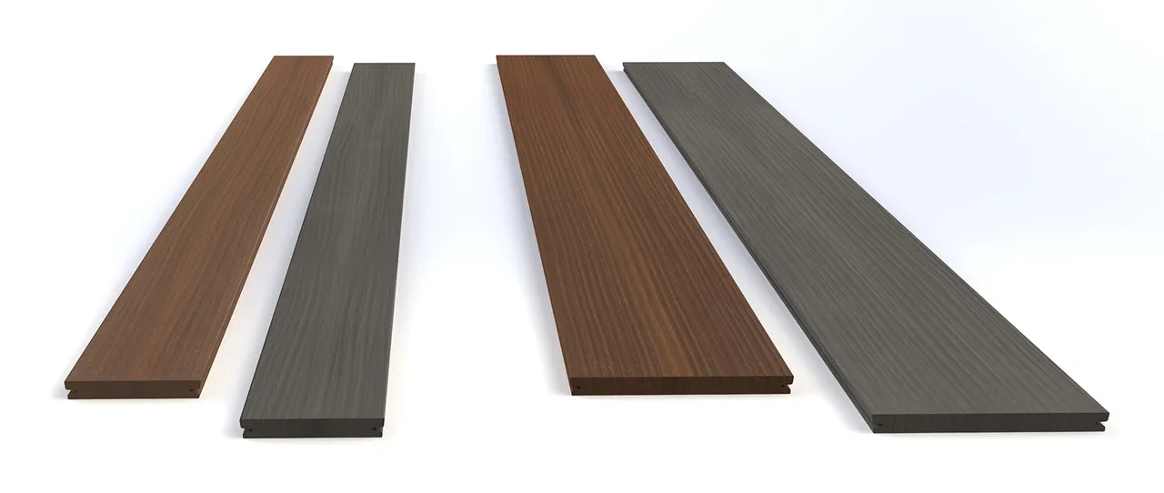 Megawood Terrassendielen Komplettset WPC Signum muskat (10030014047)
