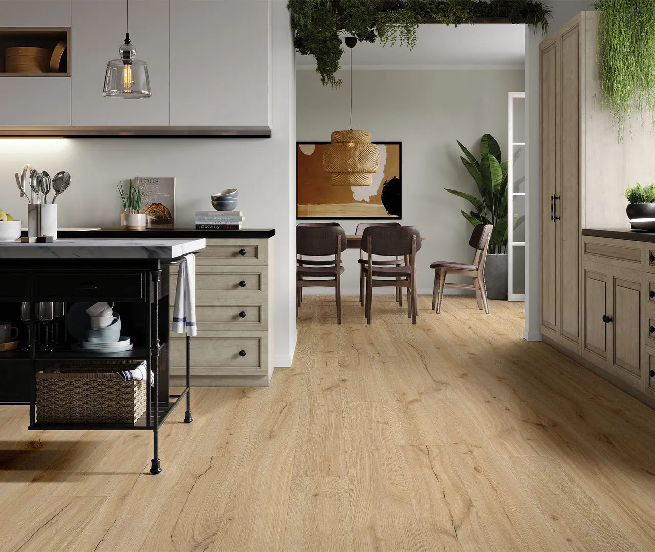 Barlinek Klick-Hartvinylboden Rigid SPC Next Step Large Eiche Sand Rustic Landhausdiele XL (10040329878)