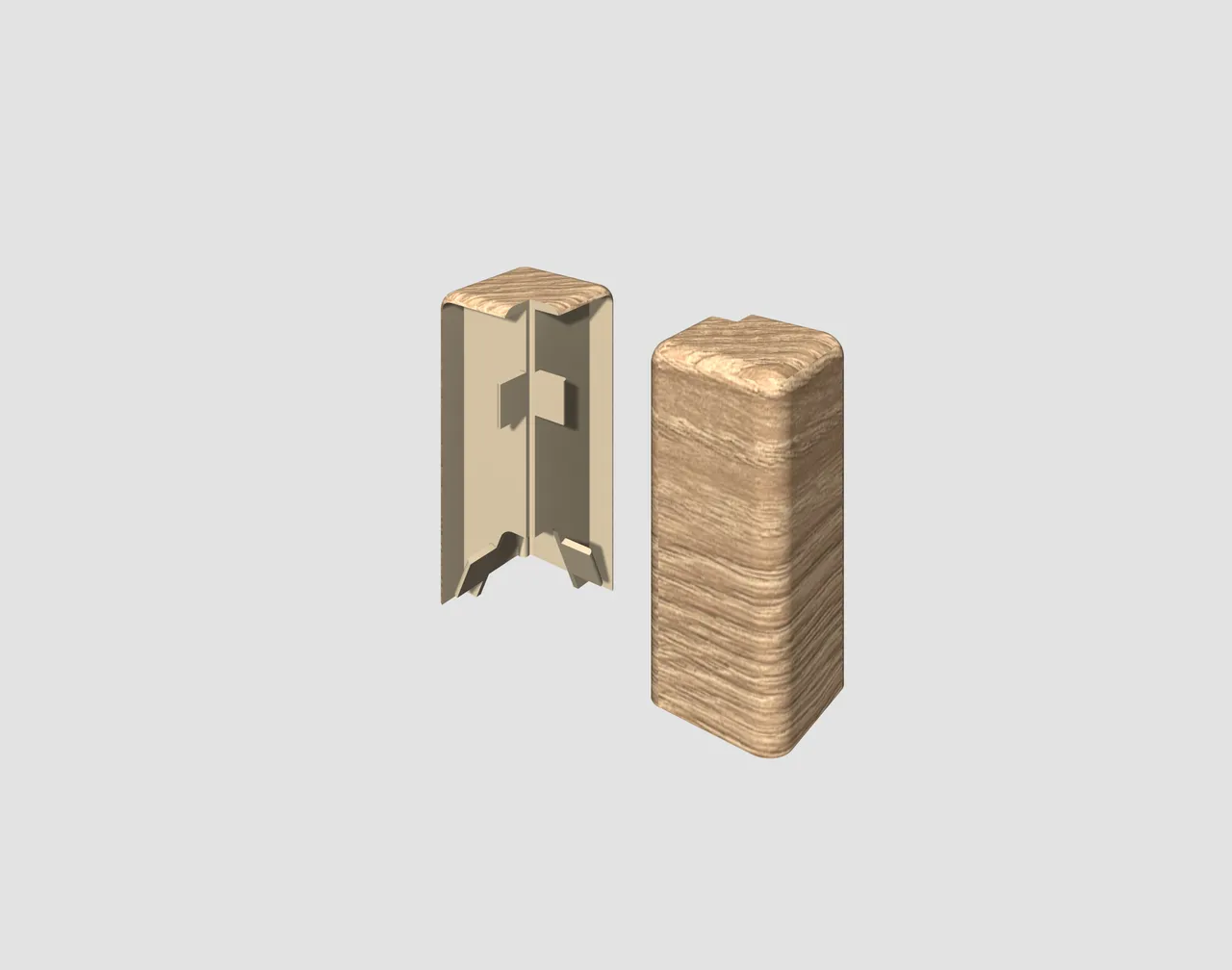 EGGER Außenecke Cubical Eiche taupe 6 cm (10041010462)