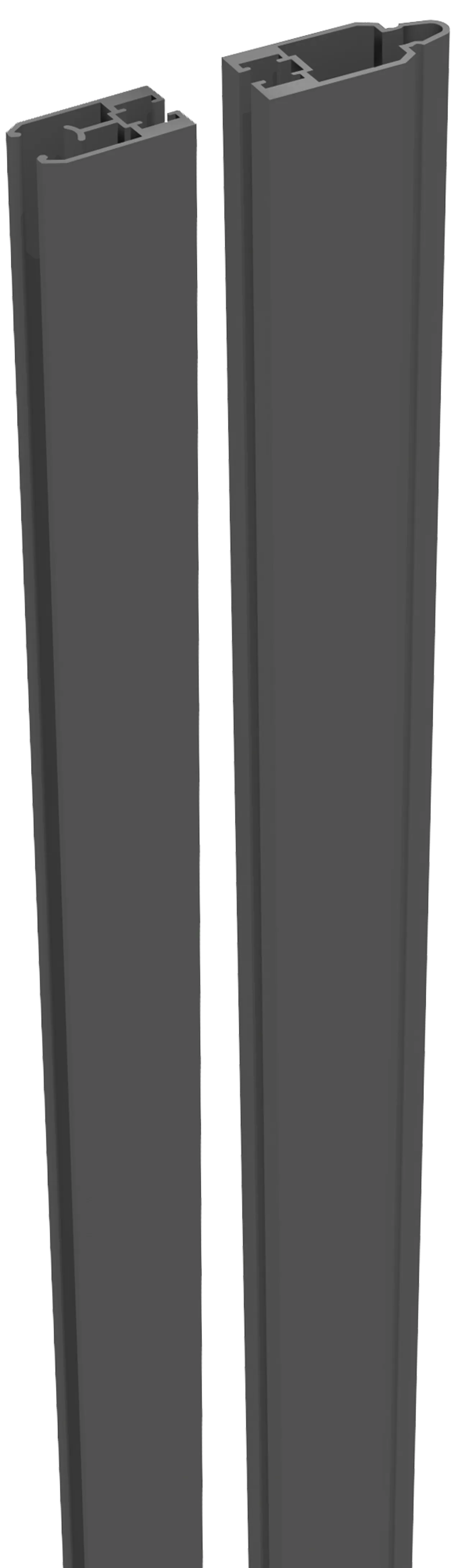 Groja WPC/BPC Solid Sichtschutzzaun Stecksystem Adapterleisten-Set ...