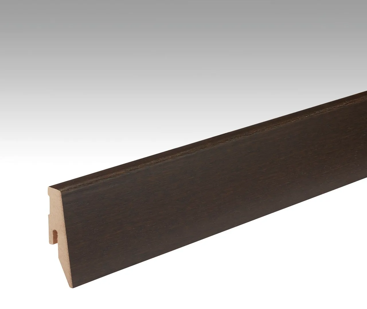 MEISTER MDF-Kern Sockelleiste Eiche schwarzbraun 1009 (10030020599)
