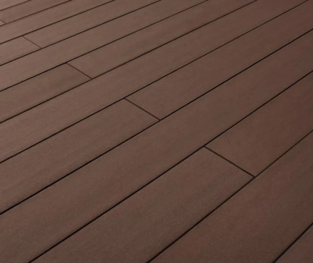 Lignodur terrafina Terrassendielen WPC Massiv XL glatt gebürstet Rotbraun 21 x 196mm (10040012260)