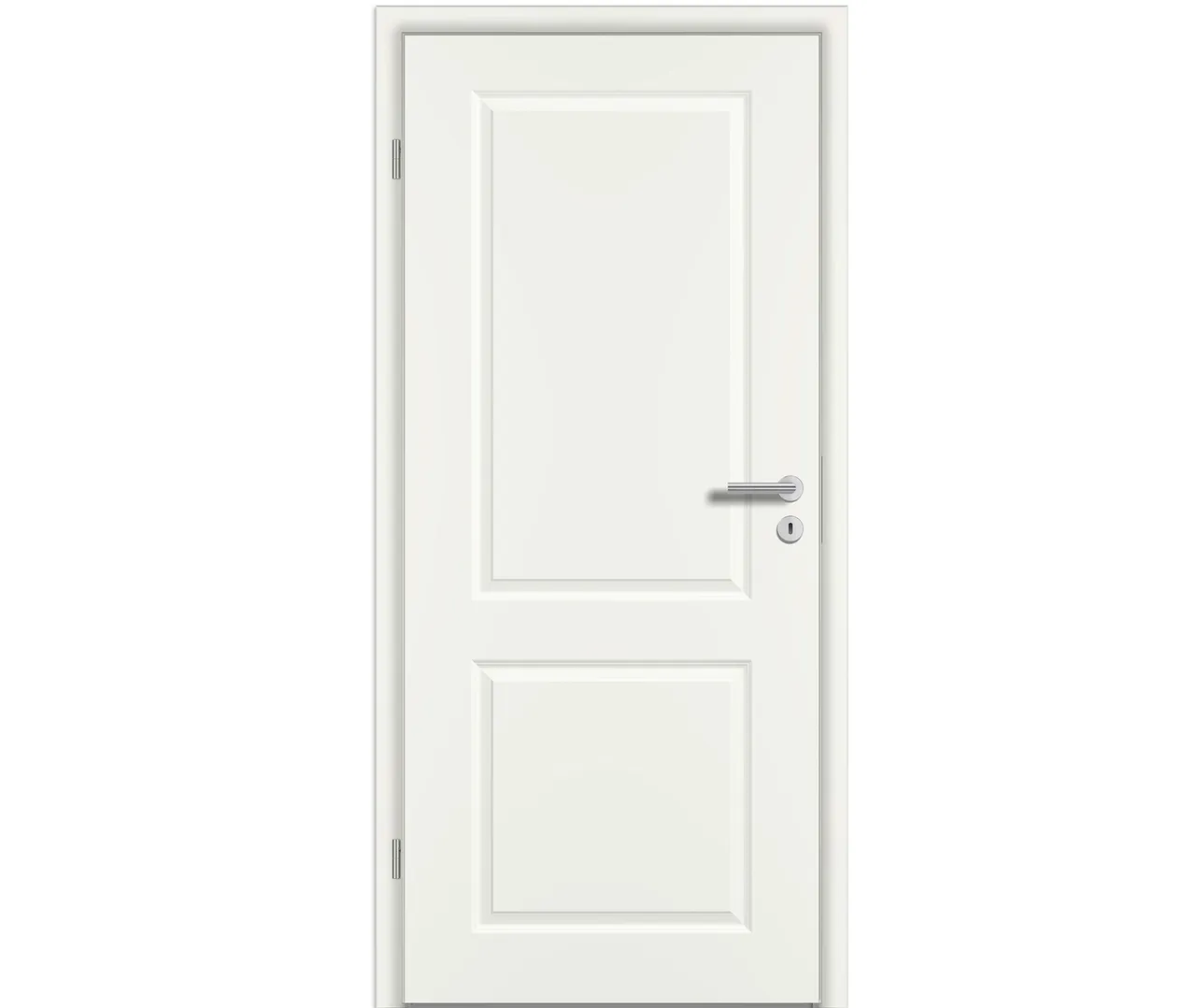 PRÜM Zimmertür Classic C2 Weißlack RAL9010 Röhrenspanplatten Karnieskante (10030015299)