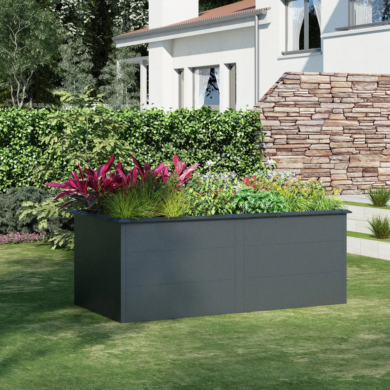 HORI Hochbeet Metall verzinkt (10040286021)